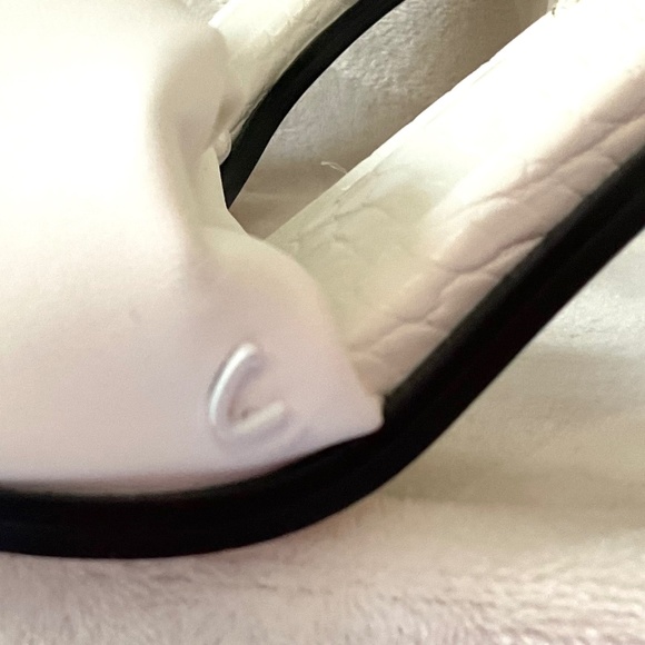 White Circus Sam Edelman Cushioned Comfy Stretchy Slip On Sandal Size 9 - Picture 11 of 16